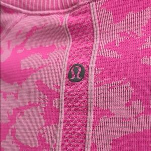 Lululemon Pink Long Sleeve Athletic Top